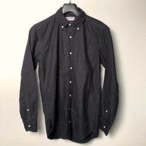 American Apparel XS black oxford shirt
